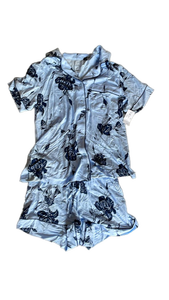 lot 16032 image: Womens Floral Print Pajama Set XS - Retail $25