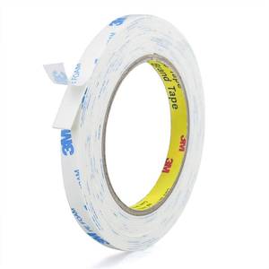 lot 16070 image: Double Sided Tape 0.39in x 16.5ft, Mounting Tape Heavy Duty, Removeable PE Foam Tape Strips, Strong Adhesive Tape Waterproof Free Damage for Paint Wall Picture Hanging Poster - Retail $13