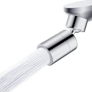 lot 16094 image: Hibbent NSFANSICAN 61 Certified Faucet Aerator, Kitchen Sink Aerator, 2 Water Flow CUPC Certification 360-degree Swivel Faucet Extender, 5564 Inch Female Thread, Water Saving-Chrome Finish - Retail $17