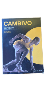 lot 16498 image: Cambivo Compression Elbow Sleeve 2-Pack - Retail $15