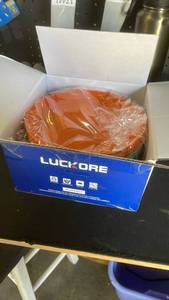 lot 17442 image: Luckore Wheat Straw Plates Set - 9 inch Classic Bright Colors - Retail $25