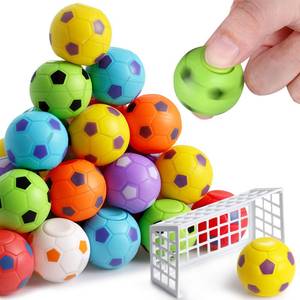 lot 17453 image: LovesTown Soccer Fidget Spinners with Goal Frame, Soccer Party Favors Fidget Toys for Kids Halloween, Treasure Box Toys for Classroom Prizes, Goodie Bag Stuffers, Pinata Fillers - Retail $9