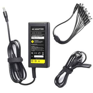 lot 18164 image: Fancy Buying Security Camera Power Adapter 12V 5A 100V-240V AC to DC 8-Way Power Splitter Cable FCC Certified LED Power Transformers-Fits AnalogAHD DVRCamera, RGB LED Strip Lights - Retail $16