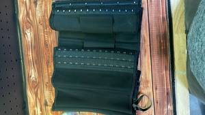 lot 18186 image: Black Corset Body Shaper 28 inches long 10 inches tall - Retail $45
