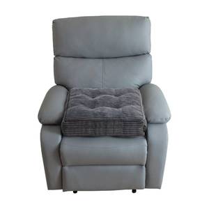 lot 1642 image: HIGOGOGO Tufted Corduroy Recliner Seat Cushion for Elderly, High Density Foam Large Square Seat Cushion for Recliner Chair, Floor Pillow, Office Chair, Car, No Pressure on Thighs, 20x20x4 - Retail $34