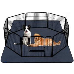 lot 1645 image: Sunsleek Washable Pee Pads for Dogs 72x72 Extra Large Super Absorbent Non-Slip Reusable Puppy Pads for Playpen, Crate, Floor, Waterproof Pet Training Mats for Quick-Dry Whelping Pads & Incontinence - Retail $35