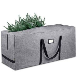 lot 1658 image: BALEINE 7.5 ft Christmas Tree Storage Bag, Heavy Duty 900D Oxford Fabric with Reinforced Handles and Dual Zippers Wide Opening, Extra Large Storage Container for Trees and Decorations (Grey) - Retail $20