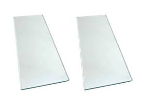 lot 1670 image: Taytools 279151 Two Pieces 516 x 5 x 12 Dead Flat Float Glass for Scary Sharp Sharpening System - Retail $32