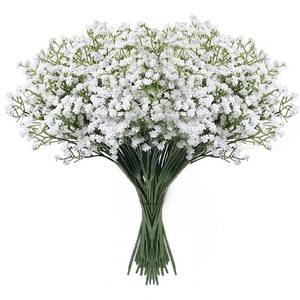 lot 2165 image: LYLYFAN Babys Breath Artificial Flowers,18 Pcs Gypsophila Real Touch Flowers for Wedding Party Home Garden Decoration White - Retail $21