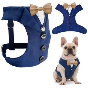 lot 2183 image: AVERYDAY Dog Tuxedo for Wedding Outfit, Dog Suit and Tie Costumes for Birthday, Halloween, Cosplay, Christmas Party, Pet Formal Wear with Bowtie, Tux for Medium Large Dogs, Bulldog, Labrador, Husky - Retail $27