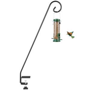 lot 2213 image: MIXXIDEA Heavy Duty Extensible Deck Hook - Adjustable for Hanging Bird Feeders, Plants, Suet Baskets, Wind Chimes, Lanterns - Retail $25