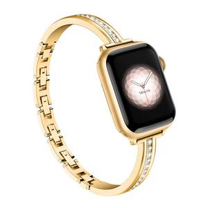 lot 2232 image: Missair Bands Compatible with Apple Watch Band 38mm 40mm 41mm 42mm 44mm 45mm 46mm 49mm for Women, Slim Metal Dressy Jewelry Bracelet with Bling Diamond for iWatch Series 10 9 8 7 6 5 4 3 SE Ultra - Retail $22