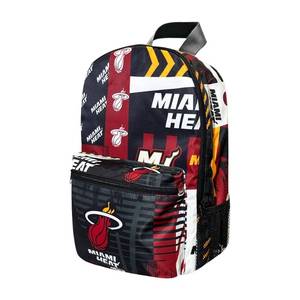 lot 2269 image: Pro Specialties Group Miami Heat Basketball Travel Backpack, hiking, gym,durable bag designed for men and women. Ideal for Adults, extra-large & waterproof use for various activities - Retail $35