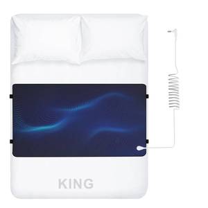 lot 2278 image: ConBlom Grounding Mat for Bed, King Size Earthing Mattress Cover Sheets Pad Grounding Kit, Grounding Cord Included (King, 76  27) - Retail $36