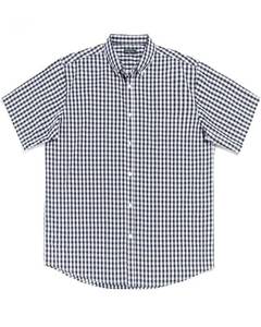 lot 2282 image: Double Pump Big and Tall Shirts for Men Short Sleeve Button Down Shirts Cotton(DX09,3XLT) - Retail $30