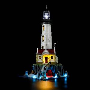 lot 2306 image: BRIKSMAX Led Lighting Kit for LEGO-21335 Motorized Lighthouse - Compatible with Lego Ideas Building Blocks Model- Not Include The Lego Set - Retail $37