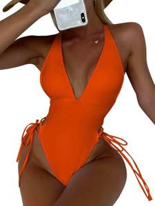 lot 2329 image: SKAYS Women Swimsuit, One Piece Bathing Suit, Tummy Control, Orange, S - Retail $36