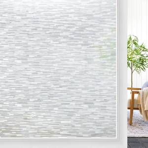 lot 2377 image: DOWELL Window Privacy Film, Frosted Glass Window Film, Non Adhesive Decorative Static Cling, Opaque Door Vinyl, UV Blocking Glass Sticker Covering for Home Office, 17.5 x 157.4 inches - Retail $22