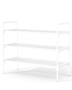 lot 5372 image: Kitsure Shoe Rack for Closet, Sturdy and Long-Lasting Shoe Shelf, Shoe Rack for Entryway, Personalized DIY Shoe Organizer, Shoe Rack Organizer for Space-Saving, 27.6 x 11.8 x 22.6, White - Retail $20
