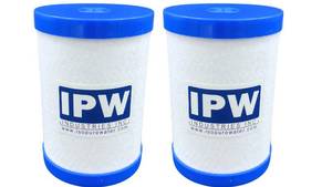 lot 5383 image: IPW Industries, Inc. - Hydro Guard CB6 Carbon Block Filter - 0.5 Micron Replacement for MP System and Whole House Water Filter Improvement (2-PACK) - Retail $60