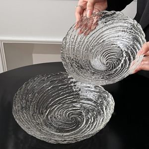 lot 5402 image: SILINE 8-inch Round Tempered Glass Bowl for Mixing Salad or Cereal, Set of 2 - Retail $23