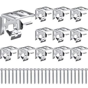 lot 6320 image: Jetec 6 Pieces Mini Blind Brackets Bracket for Window Blinds, with Screws - Retail $15