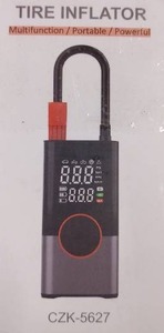 lot 6350 image: Portable Digital Tire Inflator CZK-5627 - Retail $29