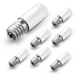 lot 6361 image: LOHAS LED C7 S6 Night Light Bulb, 15 Watt Light Bulbs Equivalent(1.5W), Mini LED Bulb Candelabra E12 Base, SoftWarm White 3000K LED, Small Light for Bedroom Salt Lamp(6 PACK) - Retail $12