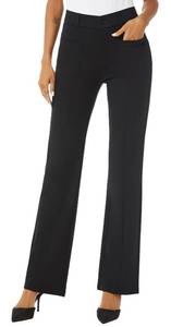 lot 6394 image: iChosy Womens High Waist Stretchy Bootcut Dress Work Slacks Pants with Pockets Black32 2 - Retail $39