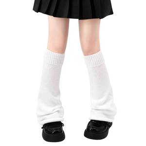 lot 6400 image: Leg Warmers Y2K White Leg Warmers for Girls Leg Warmer Kawaii Leg Warmer for Women Harajuku Kawaii Socks Ankle Warmers - Retail $10