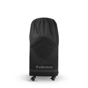 lot 9173 image: Solo Stove Pizza Oven Cart Cover  Pizza Oven Table Shelter, Protects from Rain, Snow, and Dust, Water Resistant Material Solution-died Acrylic, Dia Top 25 in, Dia Bottom 42 in, Height 42 in
