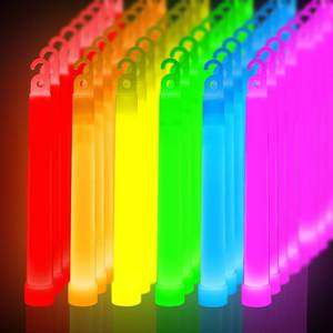 lot 9178 image: Naivees 96 Pack Glow Sticks Bulk Party Supplies - Retail $30