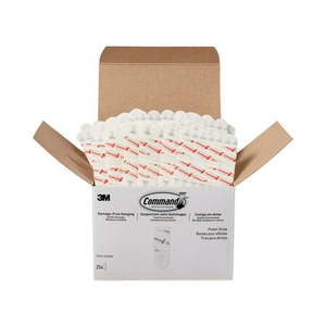 lot 9194 image: Poster Strips Removable  Holds Up to 1 lb  58  x 1 34   White Pack&nbsp