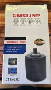 lot 10220 image: Energy-Efficient Submersible Aquarium Pump - Retail $25