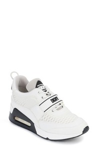 lot 19717 image: DKNY Aislin Sneaker in Pale White at Nordstrom, Size 9 - Retail $139