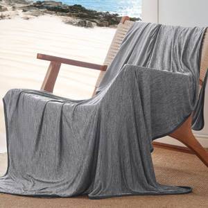 lot 19722 image: Bedsure Cooling Blanket for Hot Sleepers, Dorm Room Essentials for Girls Guys Cold Throw Blanket for Sleeping, Summer Ice Lightweight Bedding Thin Cool Bed Gifts with Rayon Derived from Bamboo, 50x70 - Retail $33