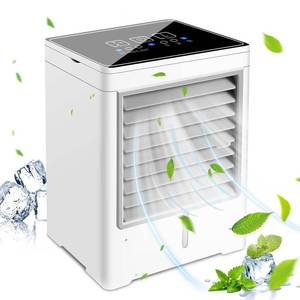 lot 19750 image: Portable Air Conditioners, USB Personal Mini Air Conditioner with 3-Speed, Evaporative Air Cooler with Touch Screen, Portable Ac Unit Fan for Room, Tent, Bedroom, Car, RV, and Camping - Retail $10