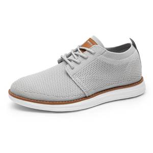 lot 19774 image: Bruno Marc Mens KnitFlex Breeze Mesh Sneakers Oxfords Lace-Up Lightweight Casual Walking Shoes,Size 8.5,Grey,GRAND-01 - Retail $36