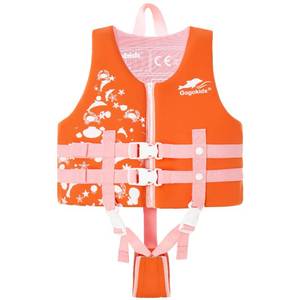 lot 19808 image: Gogokids Toddler Swim Vest, Kids Floaties �� Boys & Girls Buoyancy Jacket, Swimming Aid for Pool & Beach, Fits 2-8 Years  22-60 lbs - Retail $39