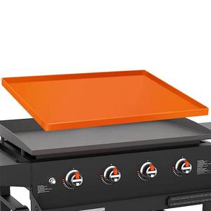 lot 20115 image: Jet Lag Griddle Mat Silicone Protective Cover, Full-Edge 28 inch Grill Cover Blackstone, Essential Edge to Edge Protection, Food Grade Silicone Grill Mat, Reusable Top Protector for All-Season - Retail $11