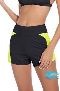 lot 20127 image: Beautikini Period Swimwear Menstrual Leakproof Swim Short Quick Dry 3 High Waisted Bathing Suit Bottoms for Girl Teen,XXS SG - Retail $15