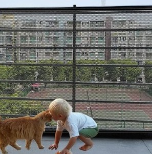 lot 12234 image: Balcony Safety Net Installation Kit - Retail $25