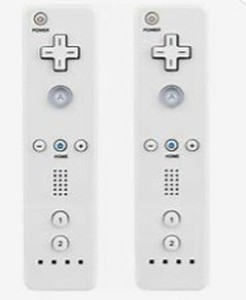 lot 12244 image: New Nintendo Wii Remote Controllers 2-Pack - White - Retail $15
