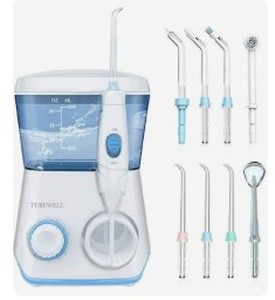lot 17455 image: Turewell Electric Oral Irrigator Water Flosser - Retail $64
