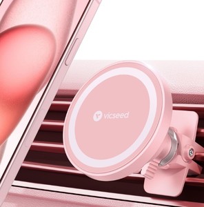 lot 6327 image: Vicseed. Pink Magnetic Phone Mount Kit with Documentation - Retail $15