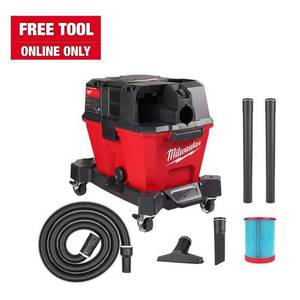 lot 8 image: Milwaukee 0910-20 M18 FUEL 6 Gallon WetDry Vacuum(Tool Only) - Retail $398