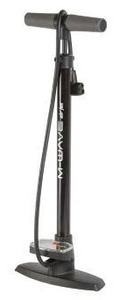lot 10916 image: M-Wave Unisex Adult Air Jet Floor Pump - Black, One Size