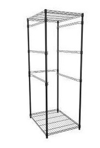 lot 10935 image: SafeRacks 5-Tier Steel Tote Rack -
