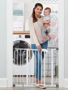 lot 10936 image: Regalo 38.5-Inch Extra Wide Baby Gate �� Pressure Mount Baby and Pet Safety Gate for Bottom of Stairs & Doorways �� Tested and Trusted, American Designed, American Ownedq 1