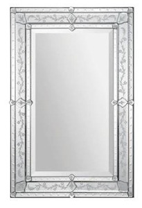 lot 10939 image: Ren-Wil NDD Vincenzo Mirror, Silver, Large